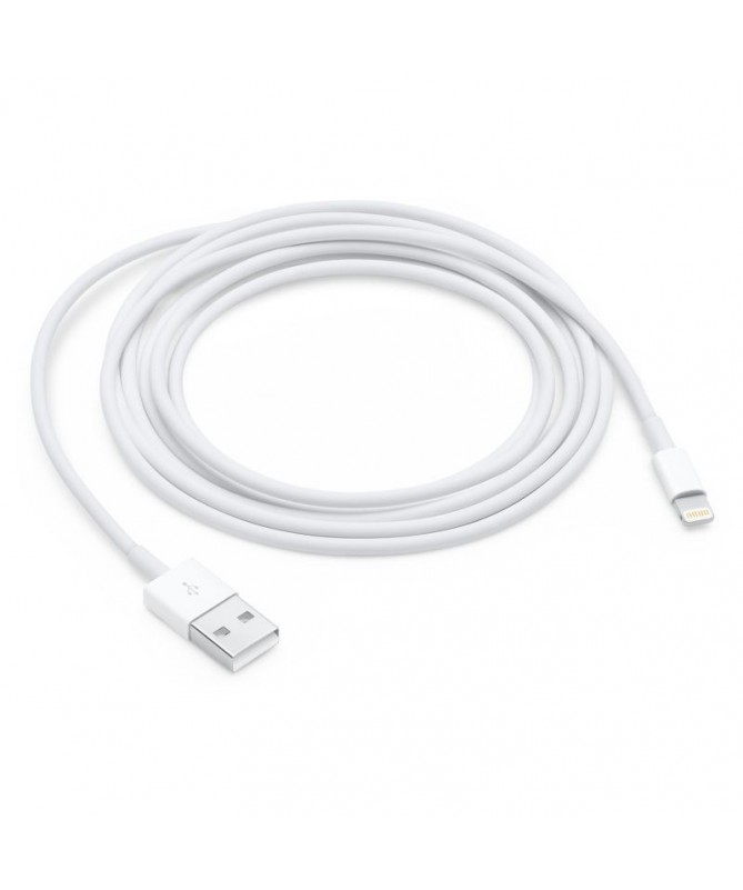 Este cable USB 20 de 2 metros conecta tu iPhone iPad o iPod con conector Lightning al puerto USB del ordenador para sincronizar